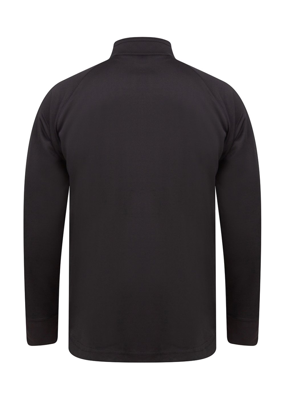 Full Zip Track Top in Black (back)