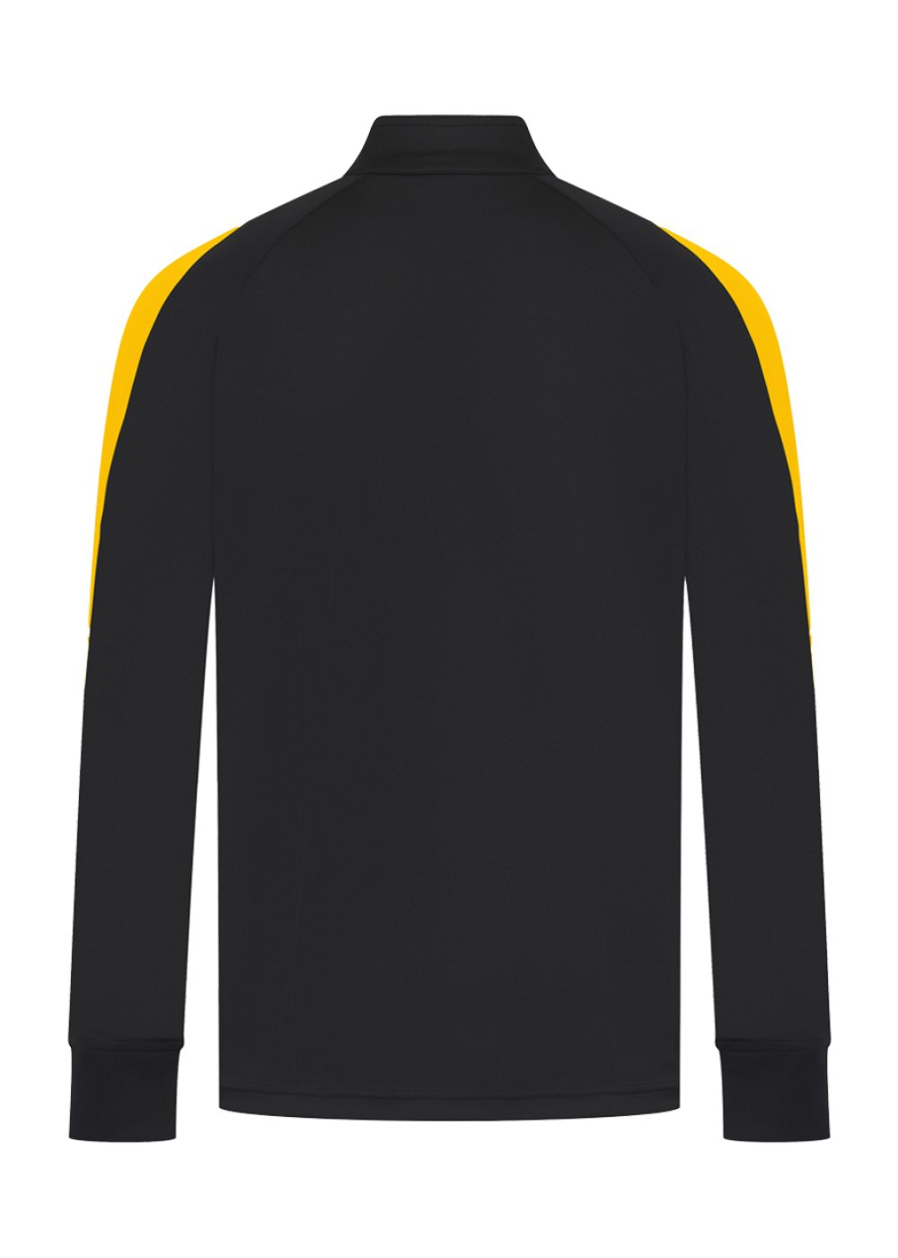 Full Zip Track Top in Black / Gold (back)