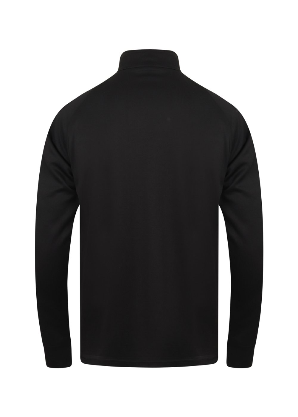 Full Zip Track Top in Black / White (back)