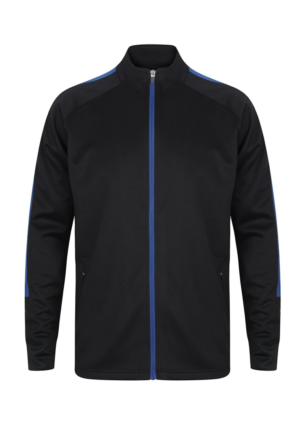 Full Zip Track Top in Navy / Royal