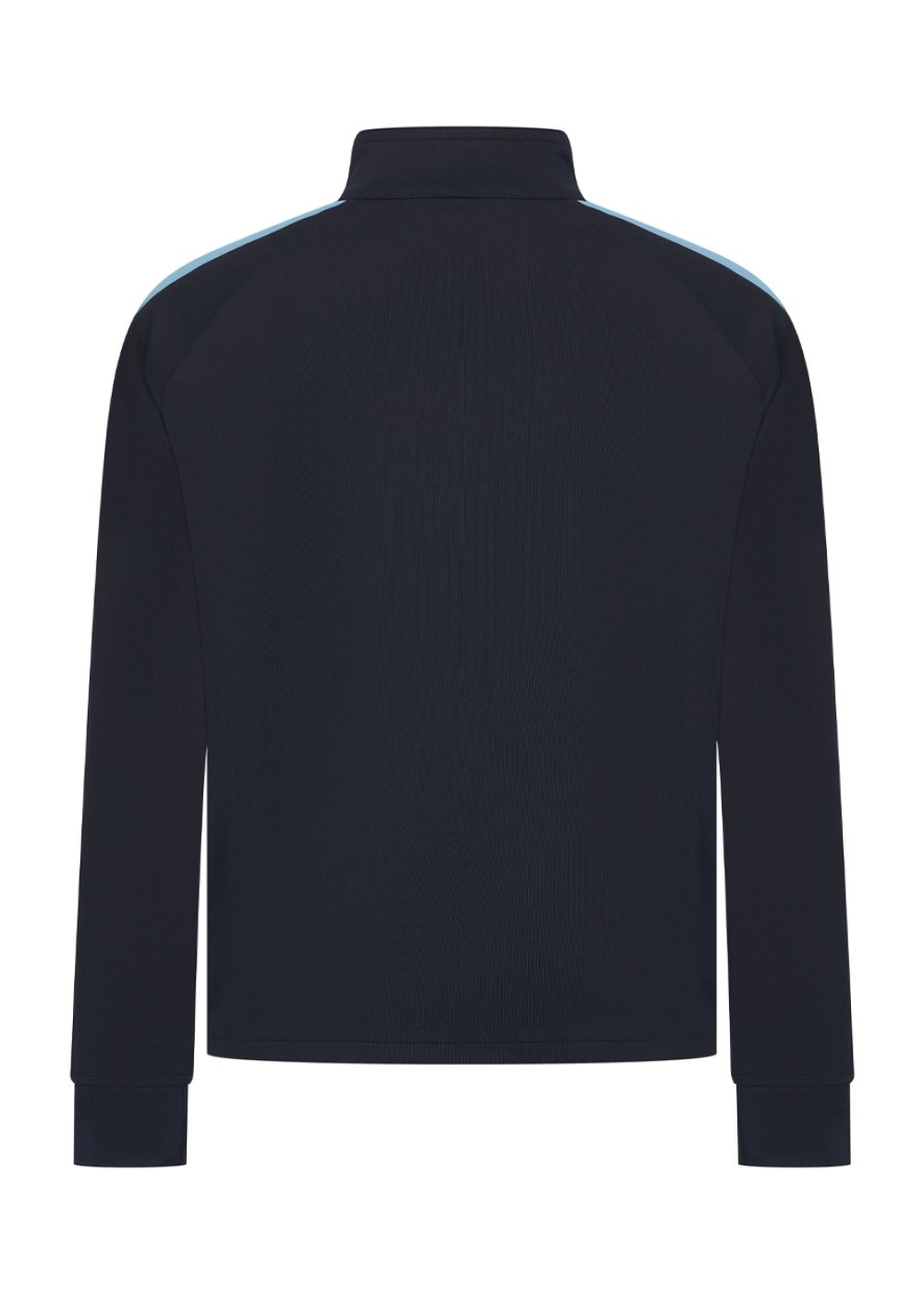 Full Zip Track Top in Navy / Sky (back)