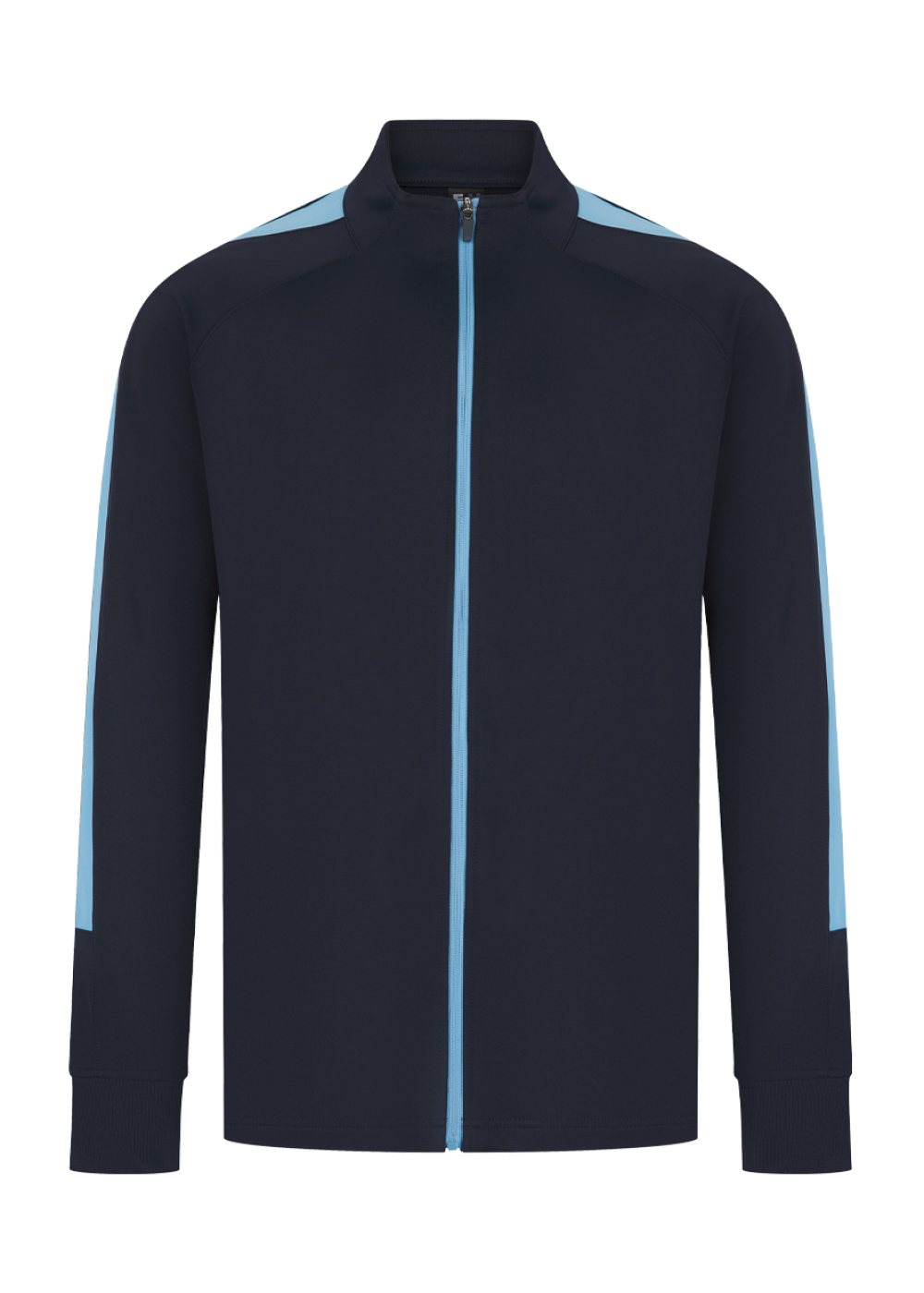Full Zip Track Top in Navy / Sky