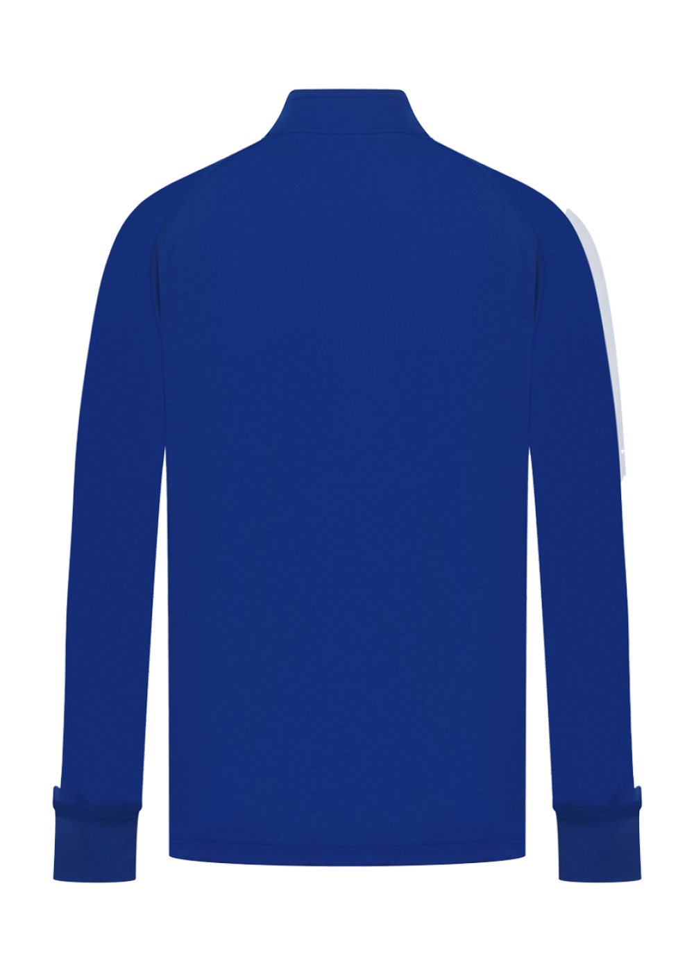Full Zip Track Top in Royal / White (back)