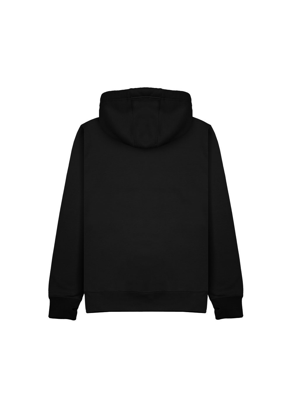 Premium Hoodie in Dusty Black (back)