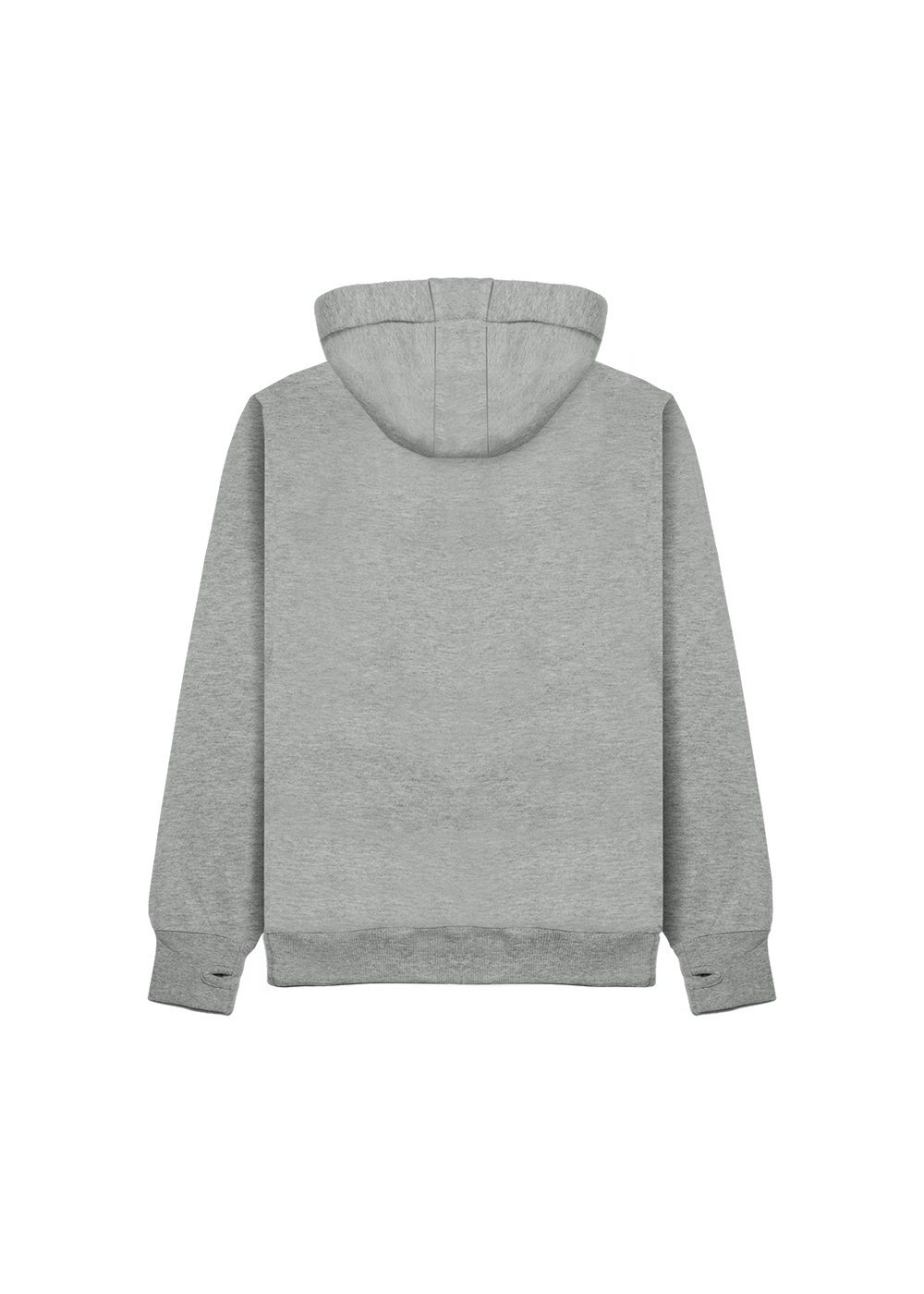 Premium Hoodie in Dusty Grey (back)