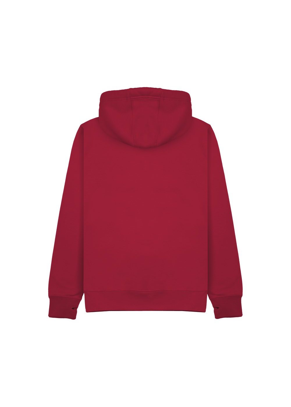 Premium Hoodie in Dusty Red (back)