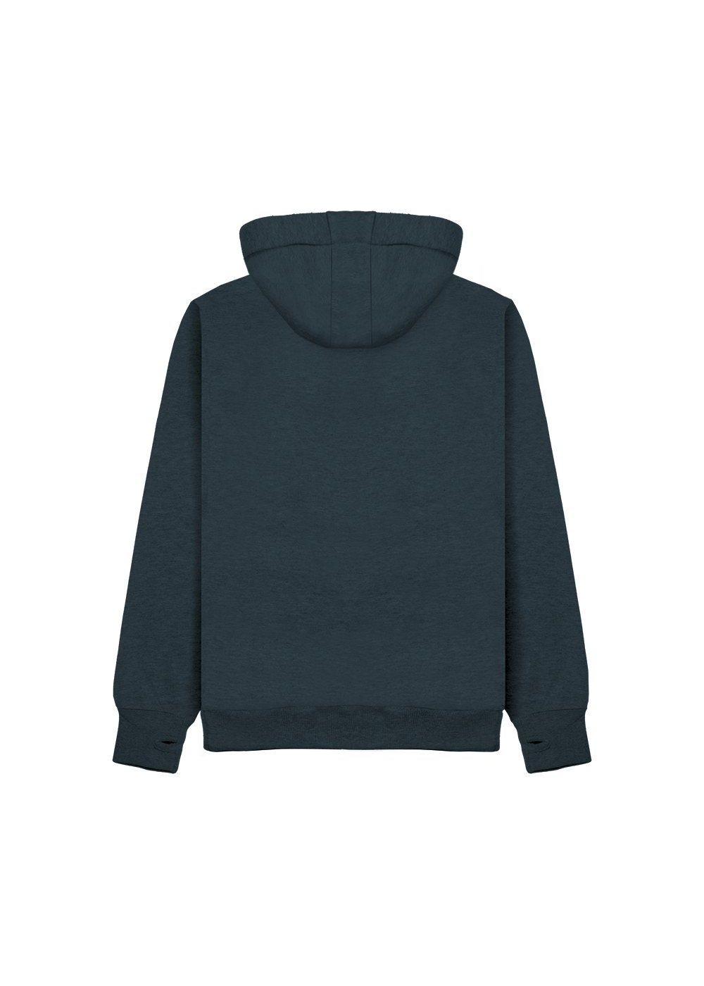 Premium Hoodie in Navy Melange (back)