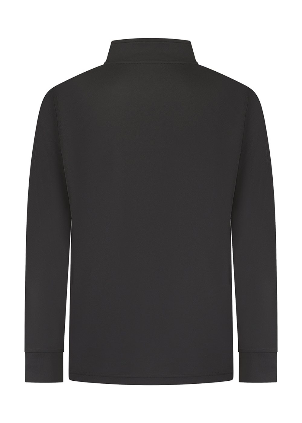 Quarter Zip Track Top in Black (back)