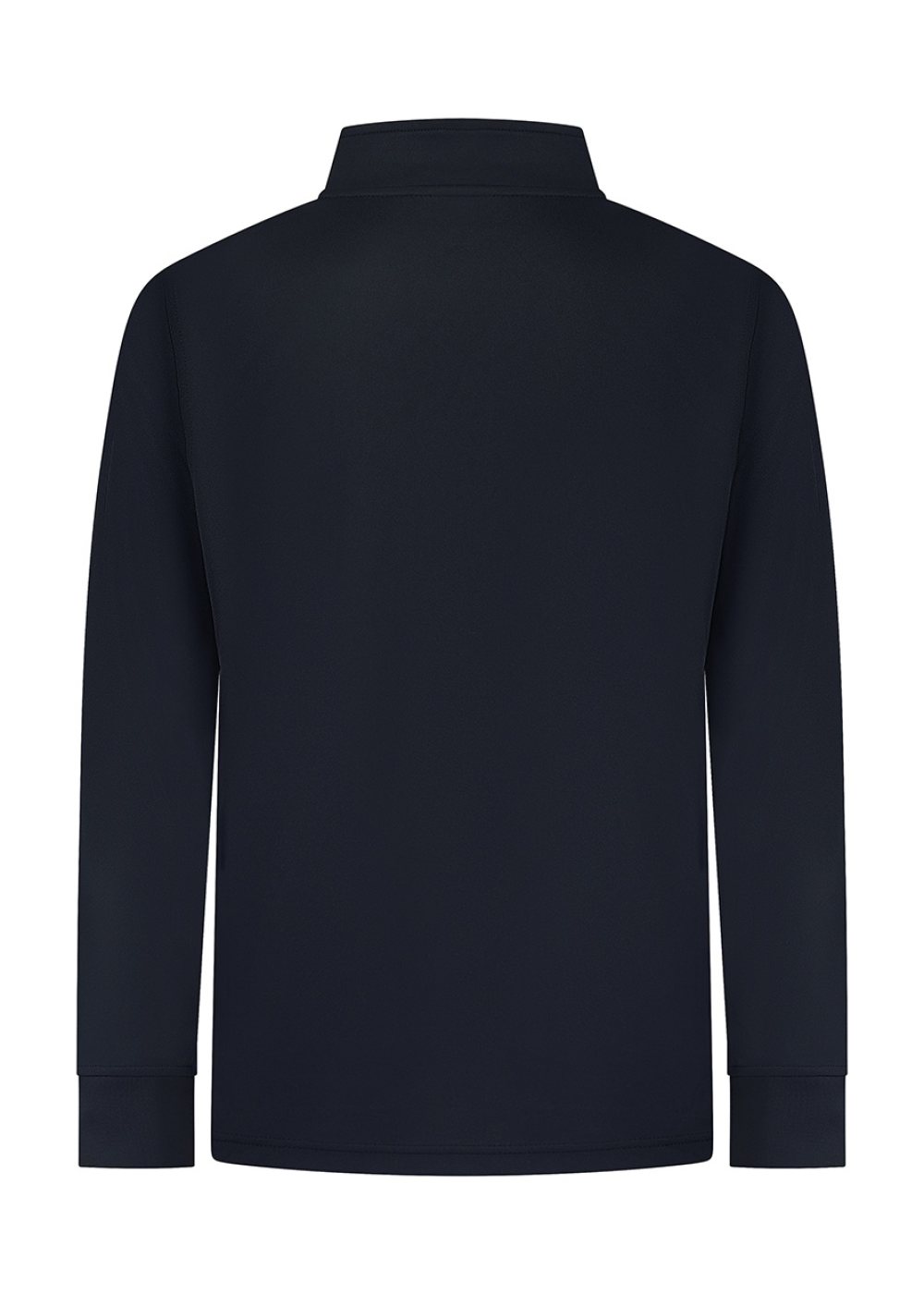 Quarter Zip Track Top in Navy (back)