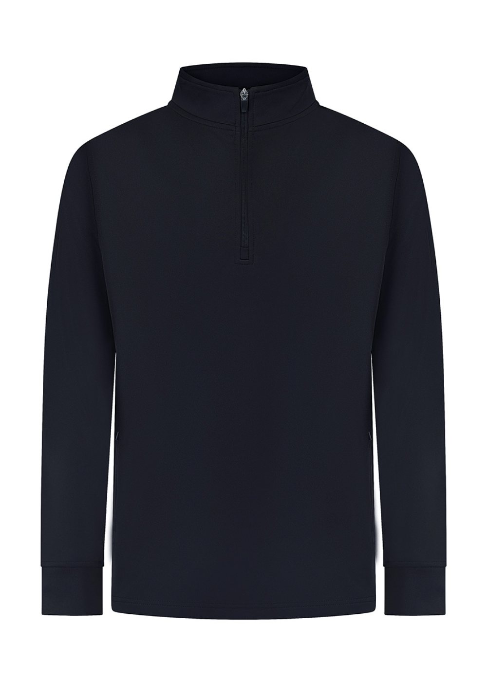 Quarter Zip Track Top in Navy