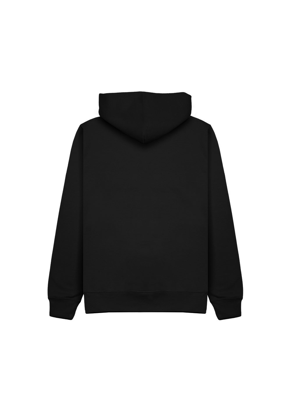 Relaxed Hoodie in Black (back)