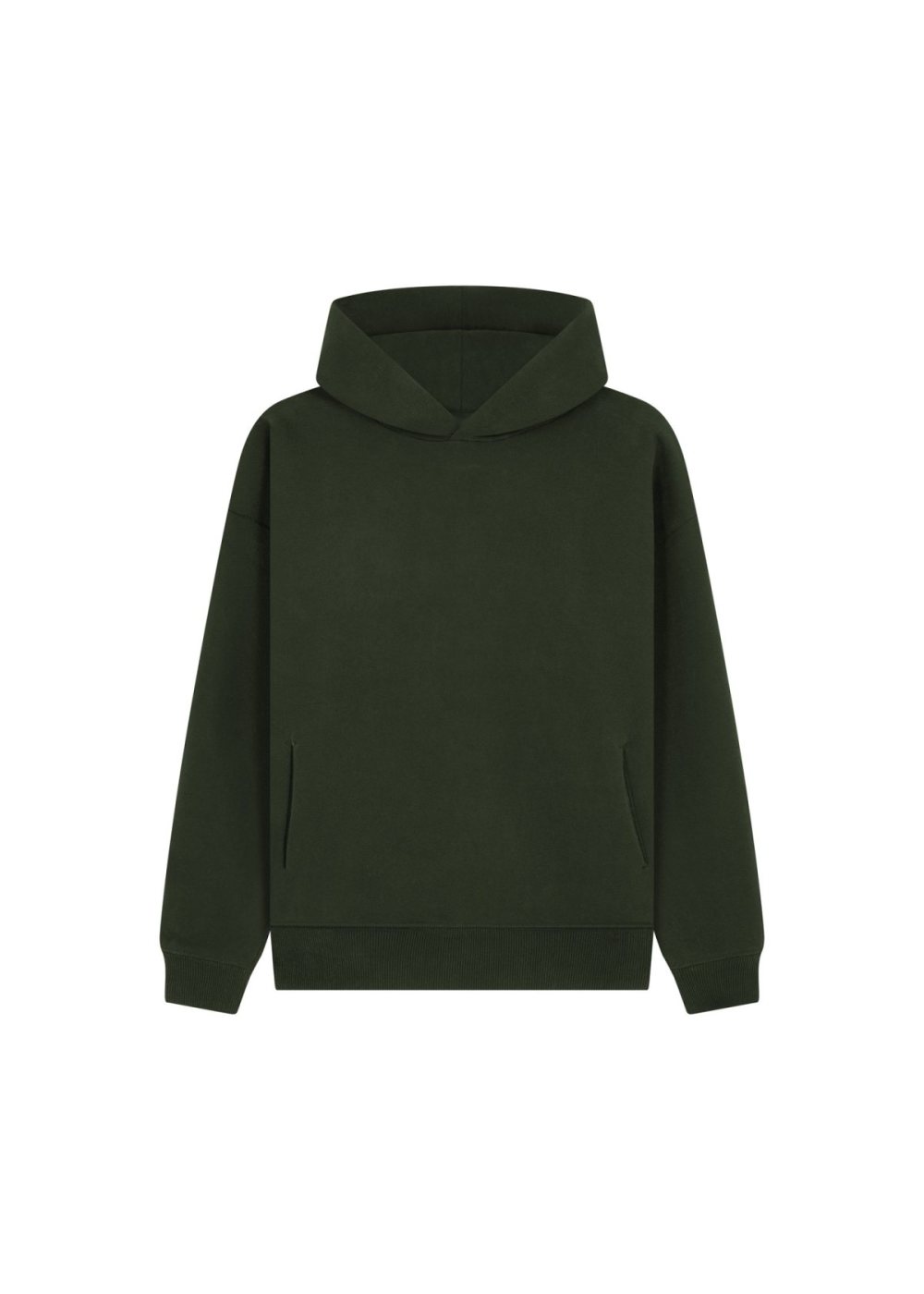 Relaxed Hoodie in Bottle Green