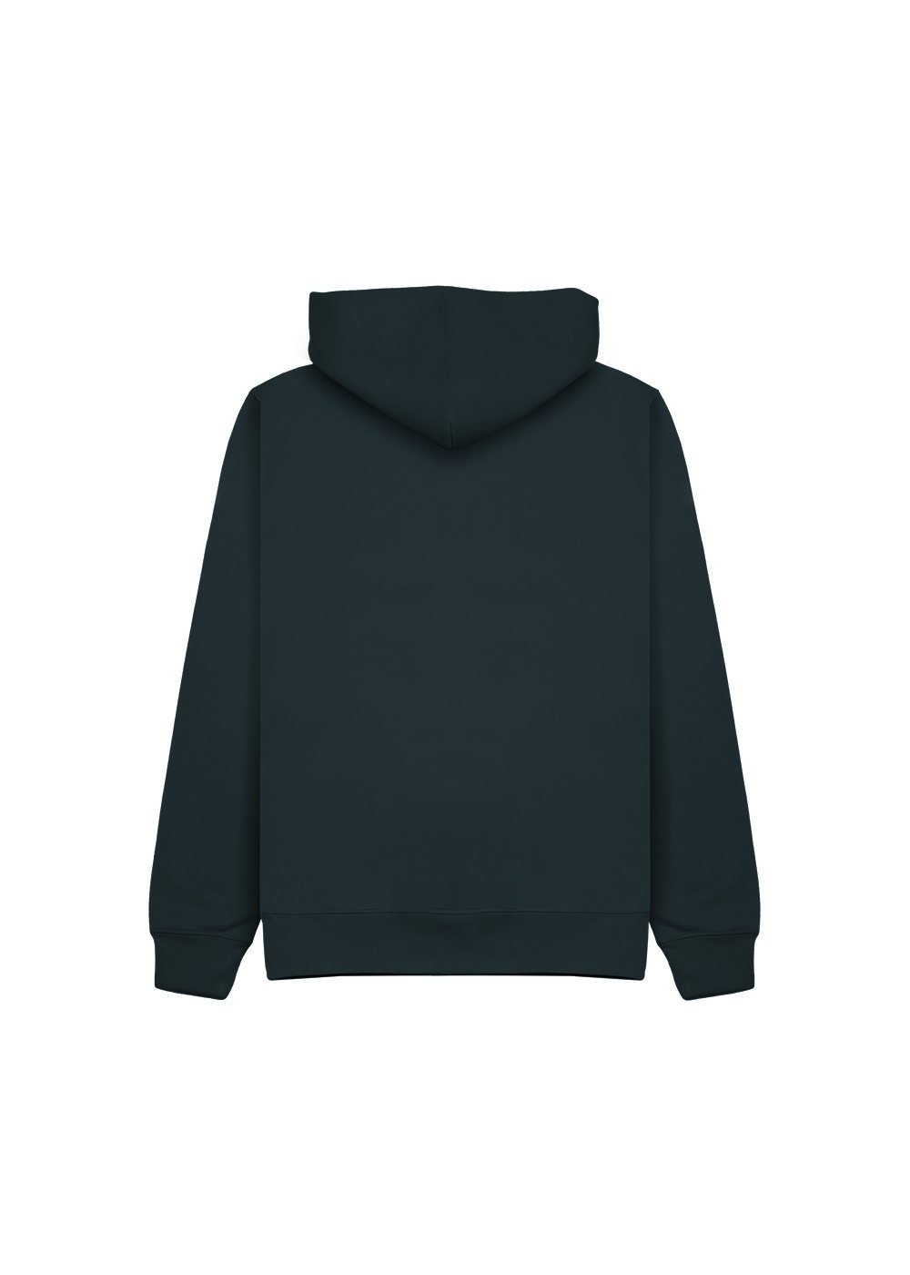 Relaxed Hoodie in Deep Sea Blue (back)