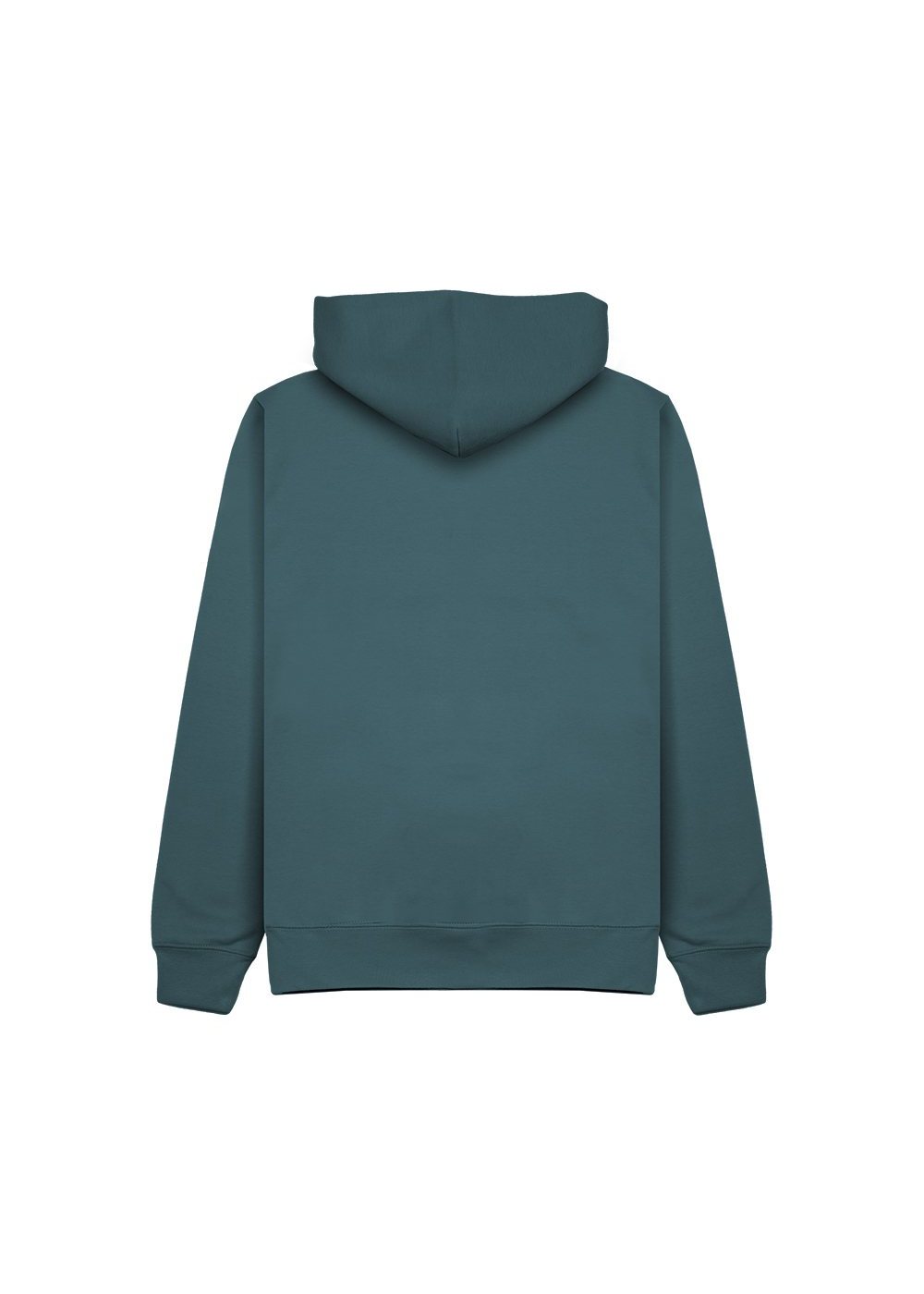 Relaxed Hoodie in Ocean Blue (back)