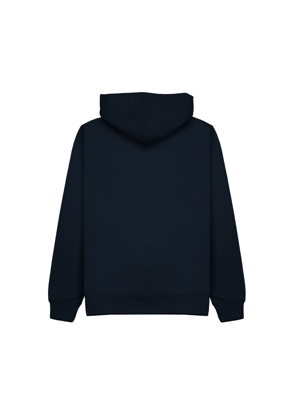Relaxed Hoodie in Oxford Navy (back)